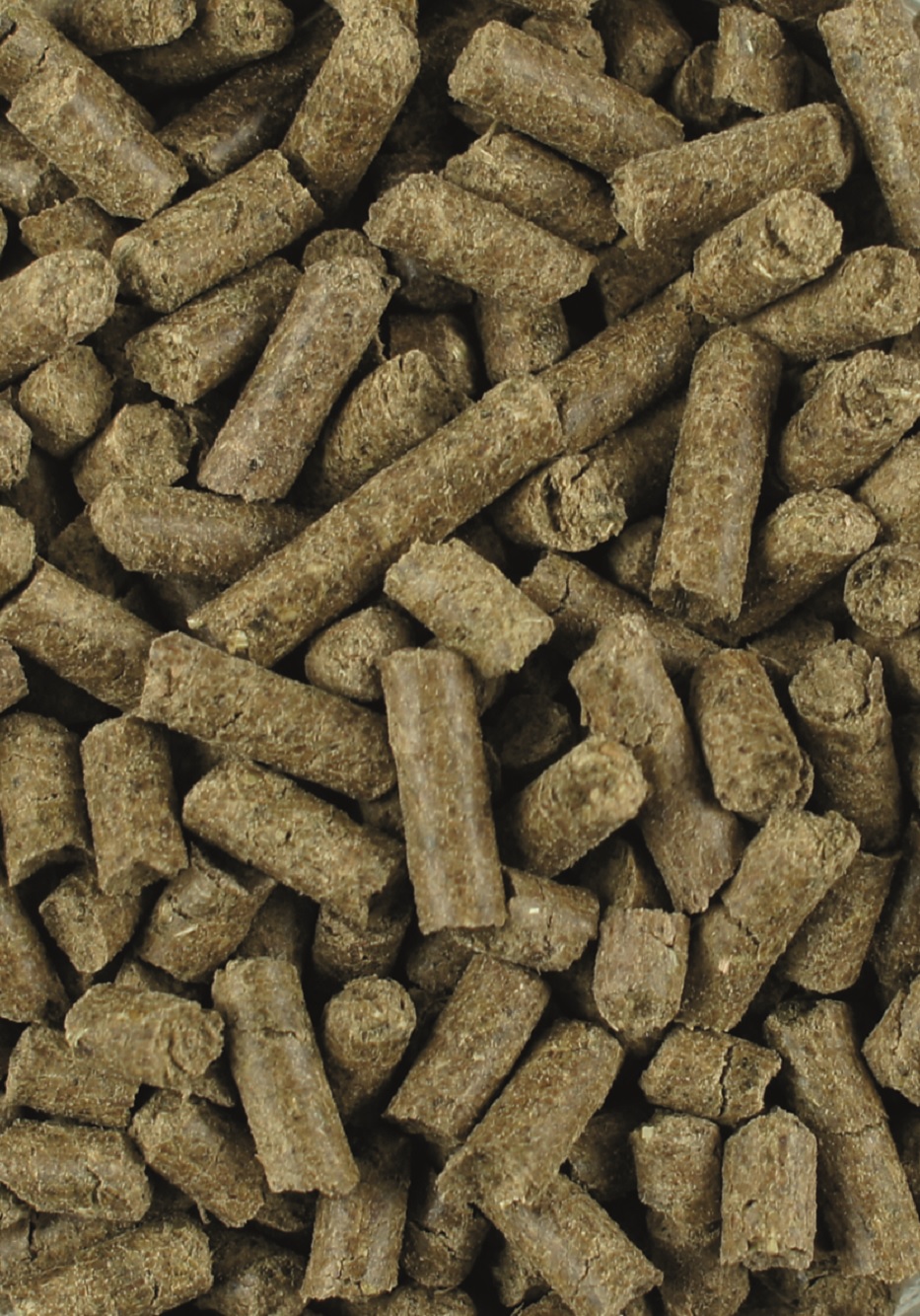 Braune, kleine Pellets