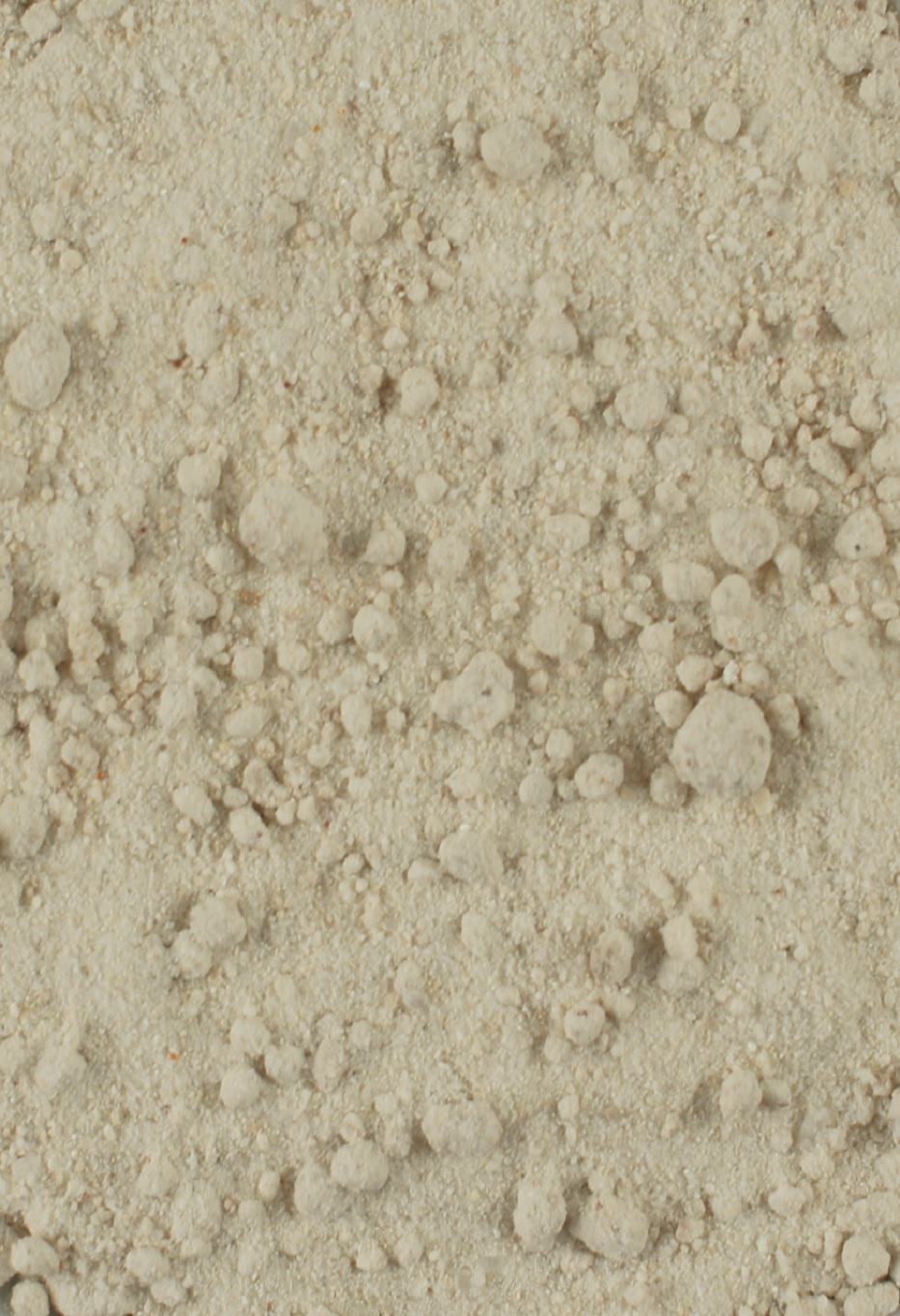 Helles, pulverförmiges Produkt