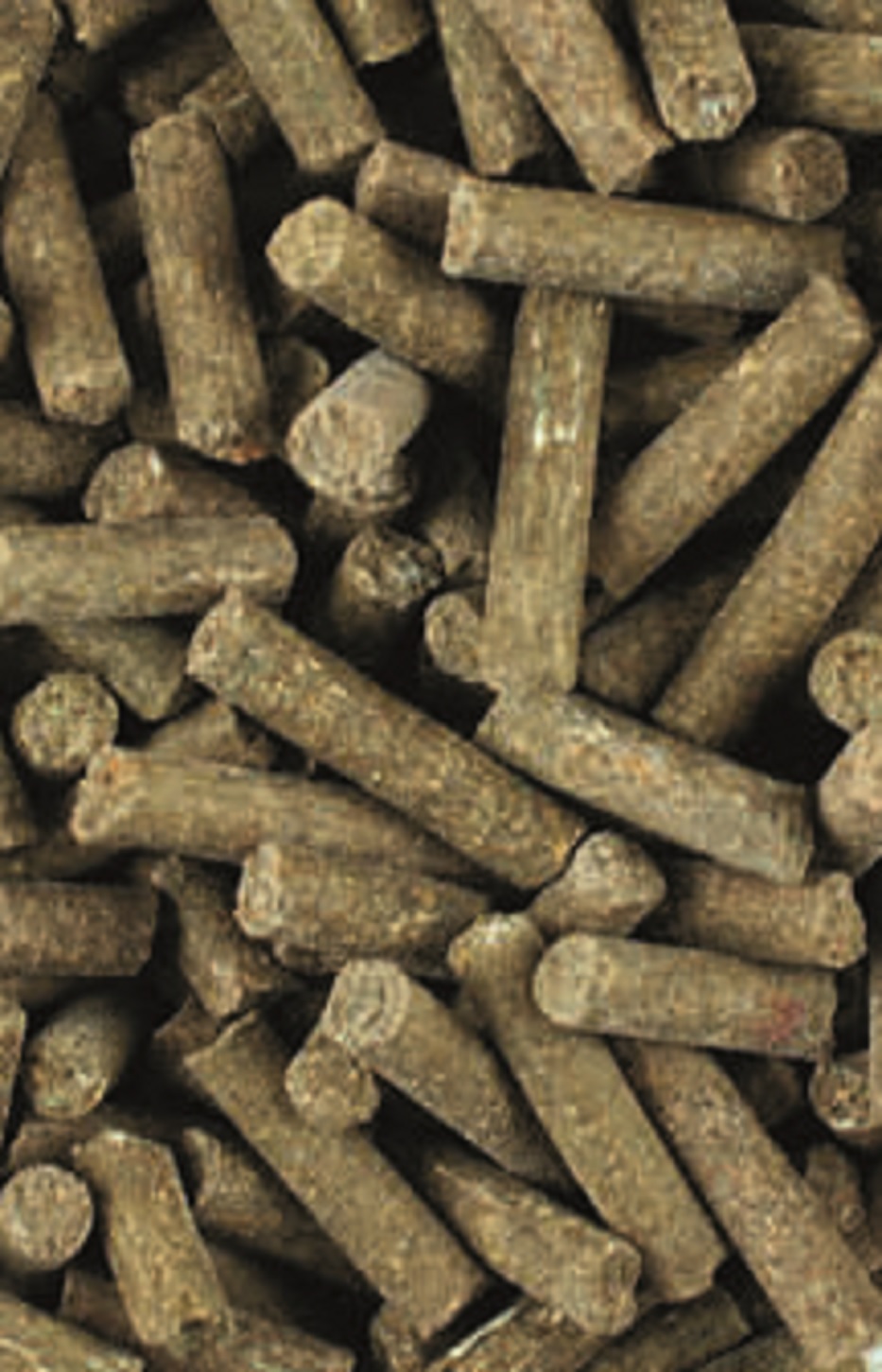 Braune, kleine Pellets