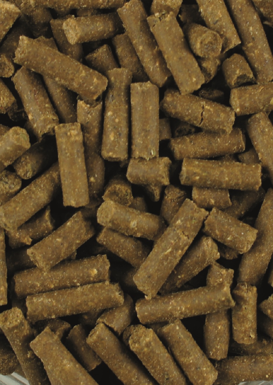 Braune Pellets