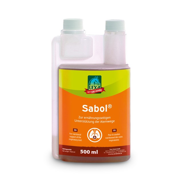Sabol® von LEXA, Dosierflasche (Kunststoff)zur Unterstützung der Atemwege.