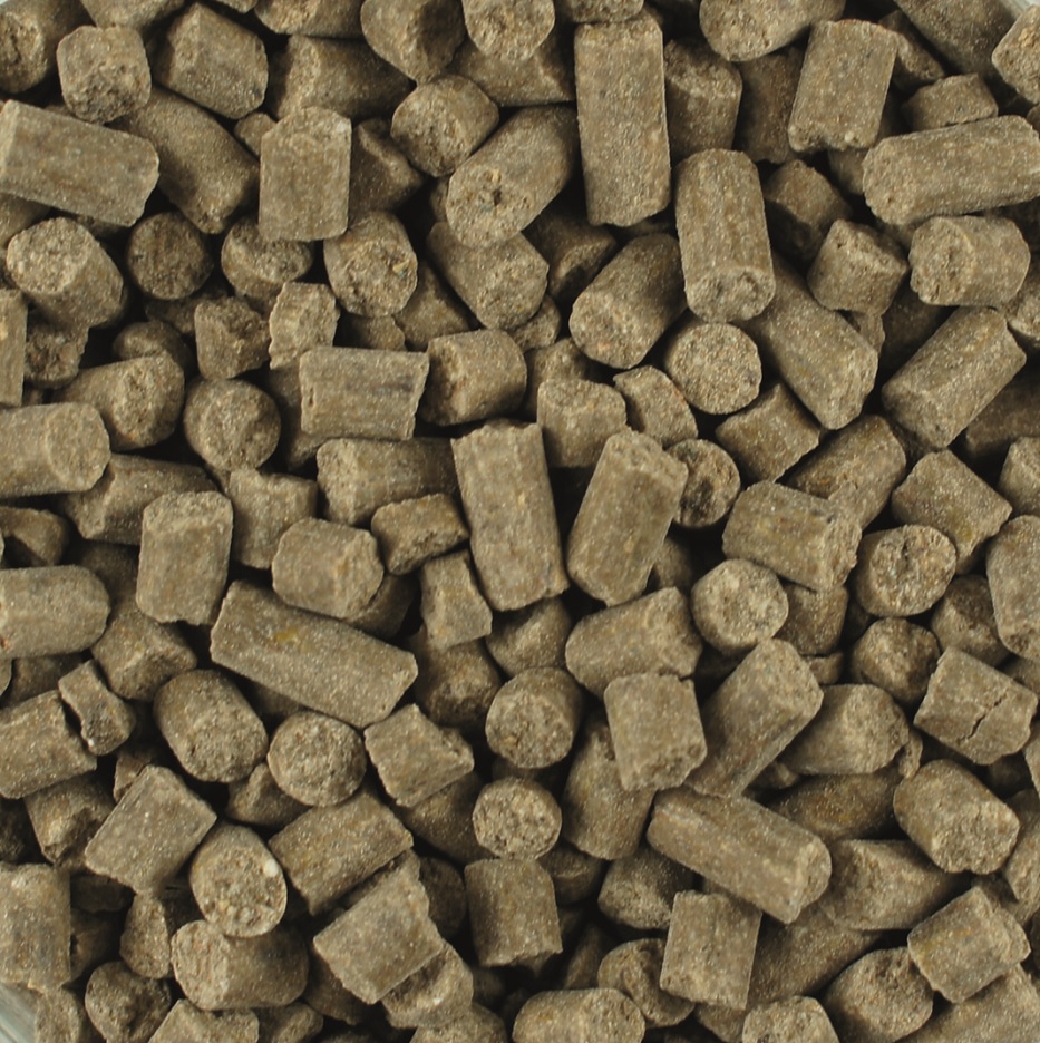 Braune Pellets