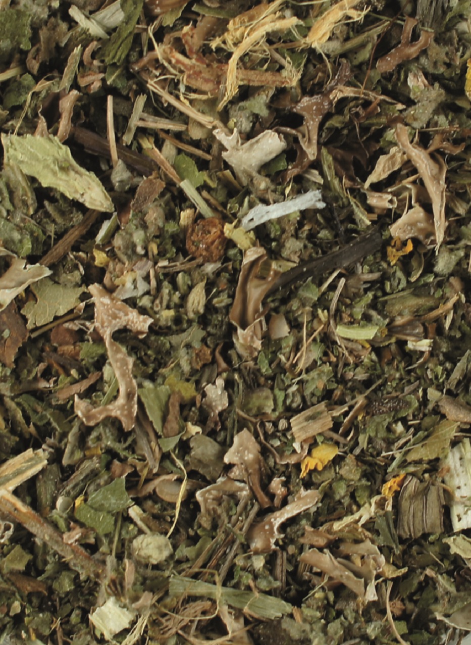 Mischung aus verschiedenen getrockneten Kräutern.